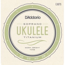 D'Addario EJ87S Ukulele Sopran Titanium